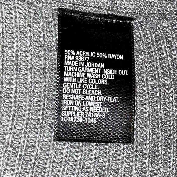 Worthington | Petite Gray Open Front Cardigan | PXL - Picture 7 of 7